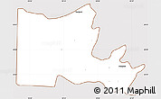 Classic Style Simple Map of Maxcanu, cropped outside