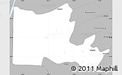 Gray Simple Map of Maxcanu
