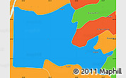 Political Simple Map of Maxcanu