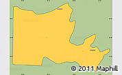 Savanna Style Simple Map of Maxcanu, cropped outside