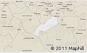 Classic Style 3D Map of Oxkutzcab