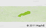 Physical Panoramic Map of Oxkutzcab, lighten