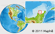 Physical Location Map of Seye, highlighted parent region