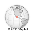 Outline Map of Apozol