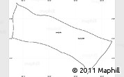 Blank Simple Map of Apozol, cropped outside
