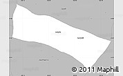 Gray Simple Map of Apozol