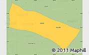 Savanna Style Simple Map of Apozol