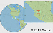 Savanna Style Location Map of Atolinga