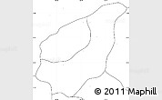 Blank Simple Map of Calera, no labels
