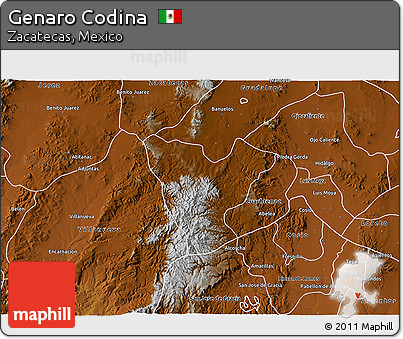 Physical 3D Map of Genaro Codina