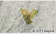 Satellite 3D Map of Genaro Codina, lighten, semi-desaturated
