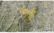 Satellite 3D Map of Genaro Codina, semi-desaturated