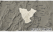 Shaded Relief 3D Map of Genaro Codina, darken
