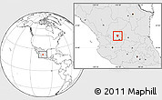 Blank Location Map of Genaro Codina, highlighted country