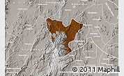 Physical Map of Genaro Codina, lighten, semi-desaturated