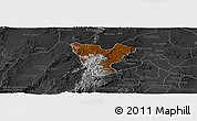 Physical Panoramic Map of Genaro Codina, darken, desaturated