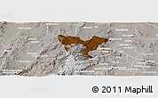 Physical Panoramic Map of Genaro Codina, lighten, semi-desaturated