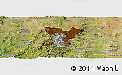 Physical Panoramic Map of Genaro Codina, satellite outside