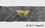 Satellite Panoramic Map of Genaro Codina, darken, desaturated