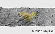 Satellite Panoramic Map of Genaro Codina, desaturated