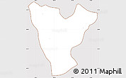 Classic Style Simple Map of Genaro Codina, cropped outside