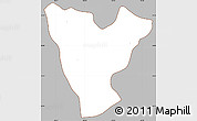Gray Simple Map of Genaro Codina, cropped outside
