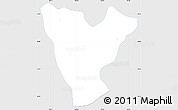 Silver Style Simple Map of Genaro Codina, single color outside