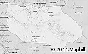 Silver Style 3D Map of General Francisco R. Murg