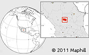 Blank Location Map of General Francisco R. Murg, highlighted country
