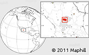 Blank Location Map of General Francisco R. Murg, highlighted parent region