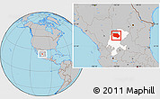 Gray Location Map of General Francisco R. Murg, highlighted parent region