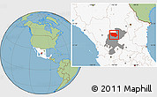 Savanna Style Location Map of General Francisco R. Murg, highlighted country, highlighted parent region