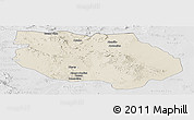 Shaded Relief Panoramic Map of General Francisco R. Murg, lighten, desaturated