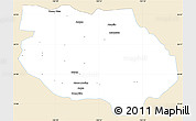 Classic Style Simple Map of General Francisco R. Murg, single color outside