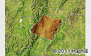 Physical Map of Jalpa, satellite outside