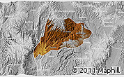 Physical 3D Map of Jimenez del Teul, lighten, desaturated