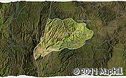 Satellite 3D Map of Jimenez del Teul, darken