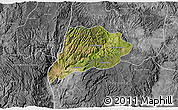 Satellite 3D Map of Jimenez del Teul, desaturated