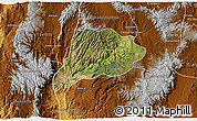 Satellite 3D Map of Jimenez del Teul, physical outside