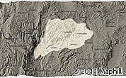 Shaded Relief 3D Map of Jimenez del Teul, darken