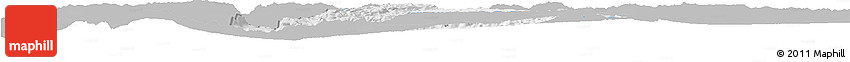 Gray Horizon Map of Jimenez Del Teul, single color outside