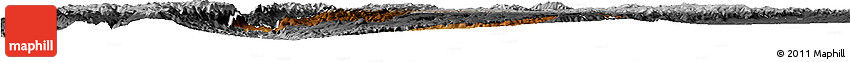 Physical Horizon Map of Jimenez Del Teul, desaturated