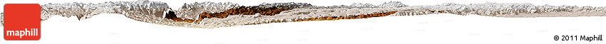 Physical Horizon Map of Jimenez Del Teul, lighten