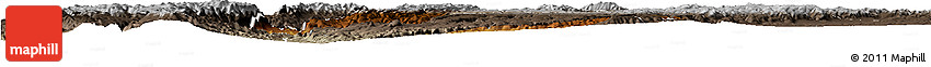 Physical Horizon Map of Jimenez Del Teul, semi-desaturated
