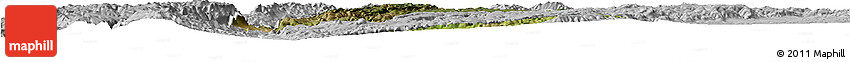 Satellite Horizon Map of Jimenez Del Teul, lighten, desaturated