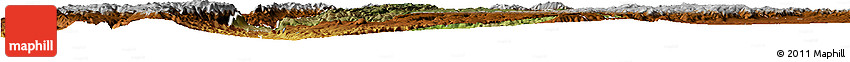 Satellite Horizon Map of Jimenez Del Teul, physical outside