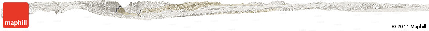 Shaded Relief Horizon Map of Jimenez Del Teul, lighten