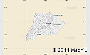 Classic Style Map of Jimenez del Teul, single color outside