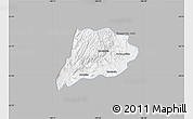 Gray Map of Jimenez del Teul, single color outside