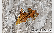 Physical Map of Jimenez del Teul, lighten, semi-desaturated
